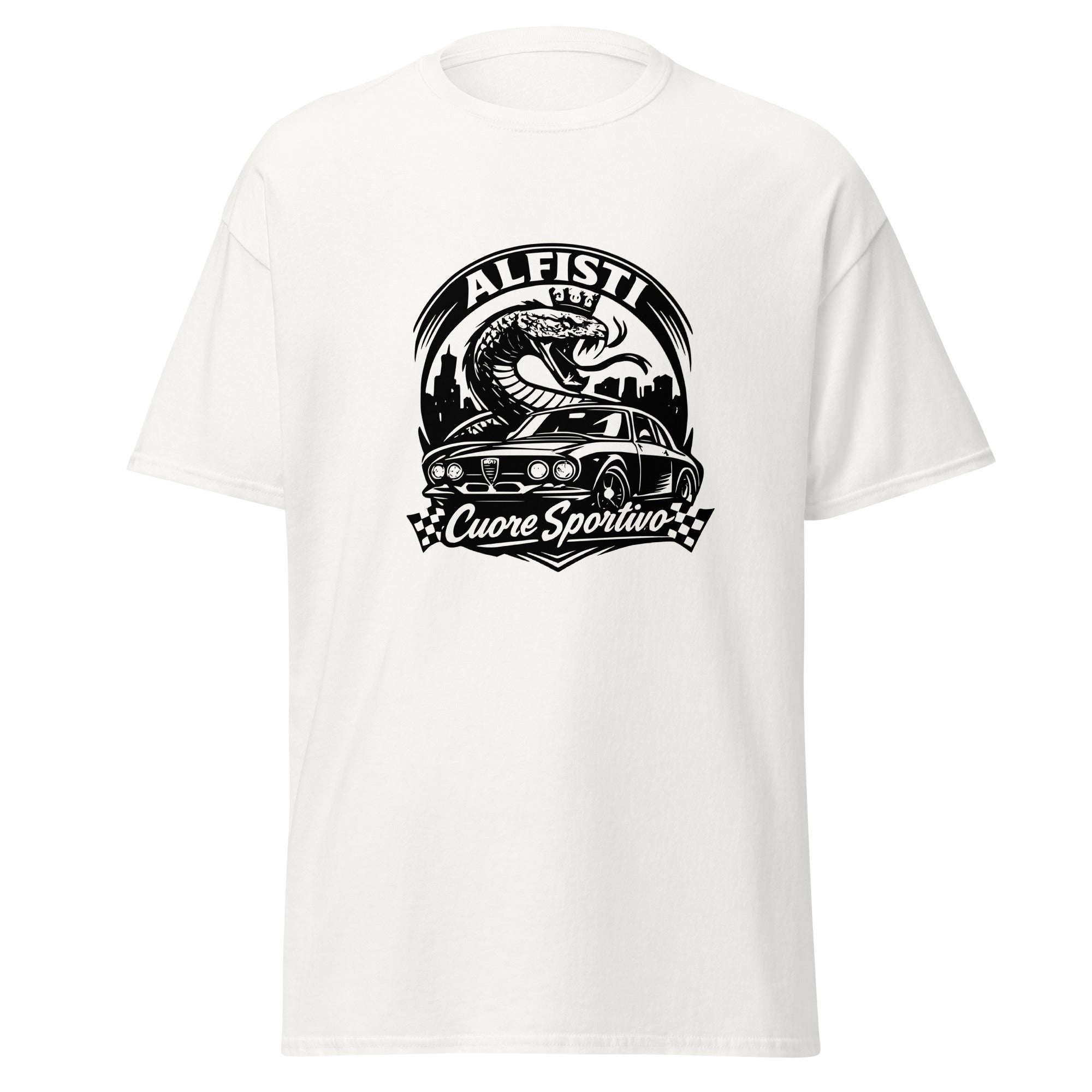 Unisex T-Shirt „Alfisti Cuore Sportivo“‑Design
