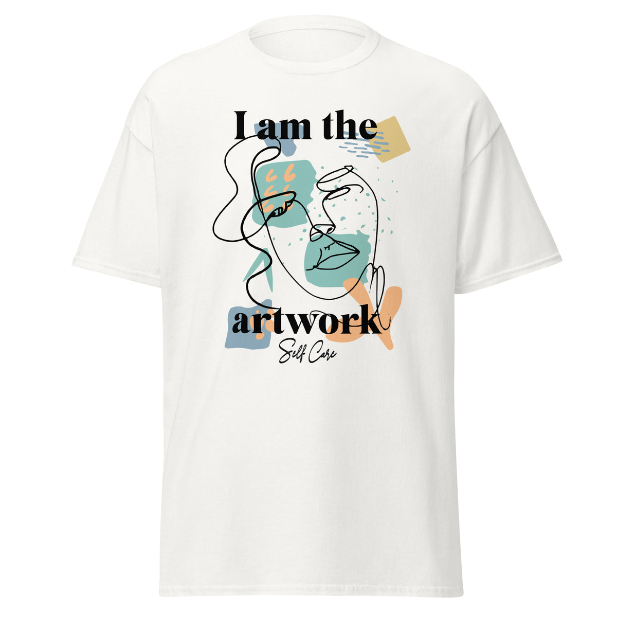 Klassisches Unisex Künstler-T-Shirt "I am the artwork" – Statement-Shirt für kreative Köpfe