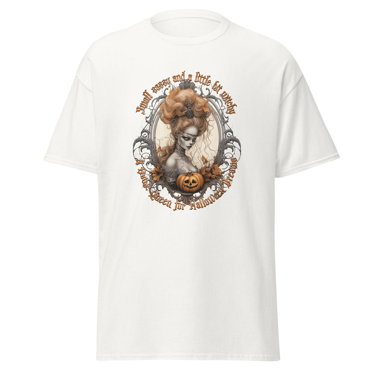 Klassisches Unisex T-Shirt Halloween Hexe "Small Sassy Witchy" – Gothic Queen Design