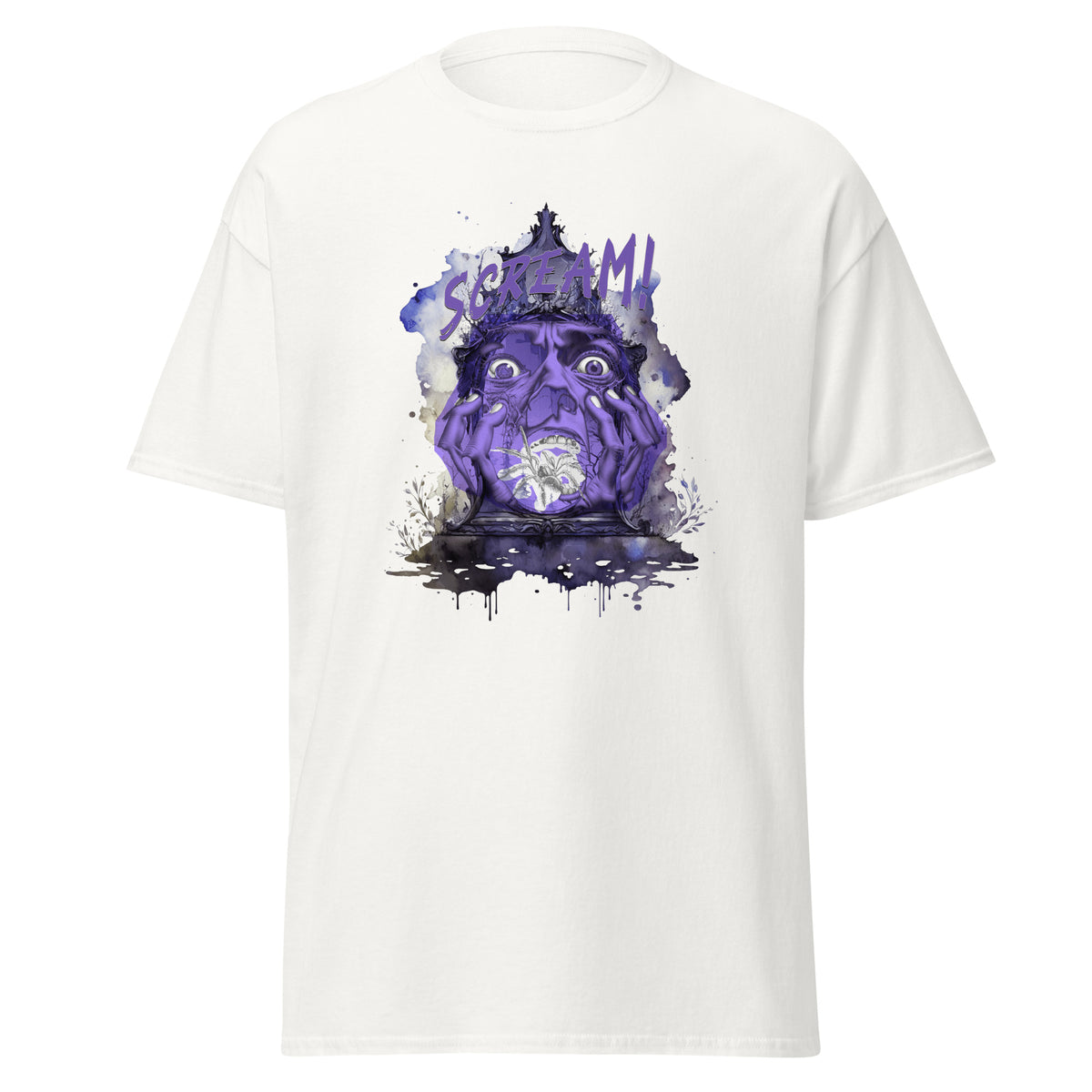 Halloween T-Shirt Zombie "Scream" – Horror Design Shirt