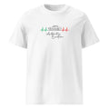 T-Shirt Herzschlagmotiv mit Oldtimer und Aufdruck Automotive Emotion