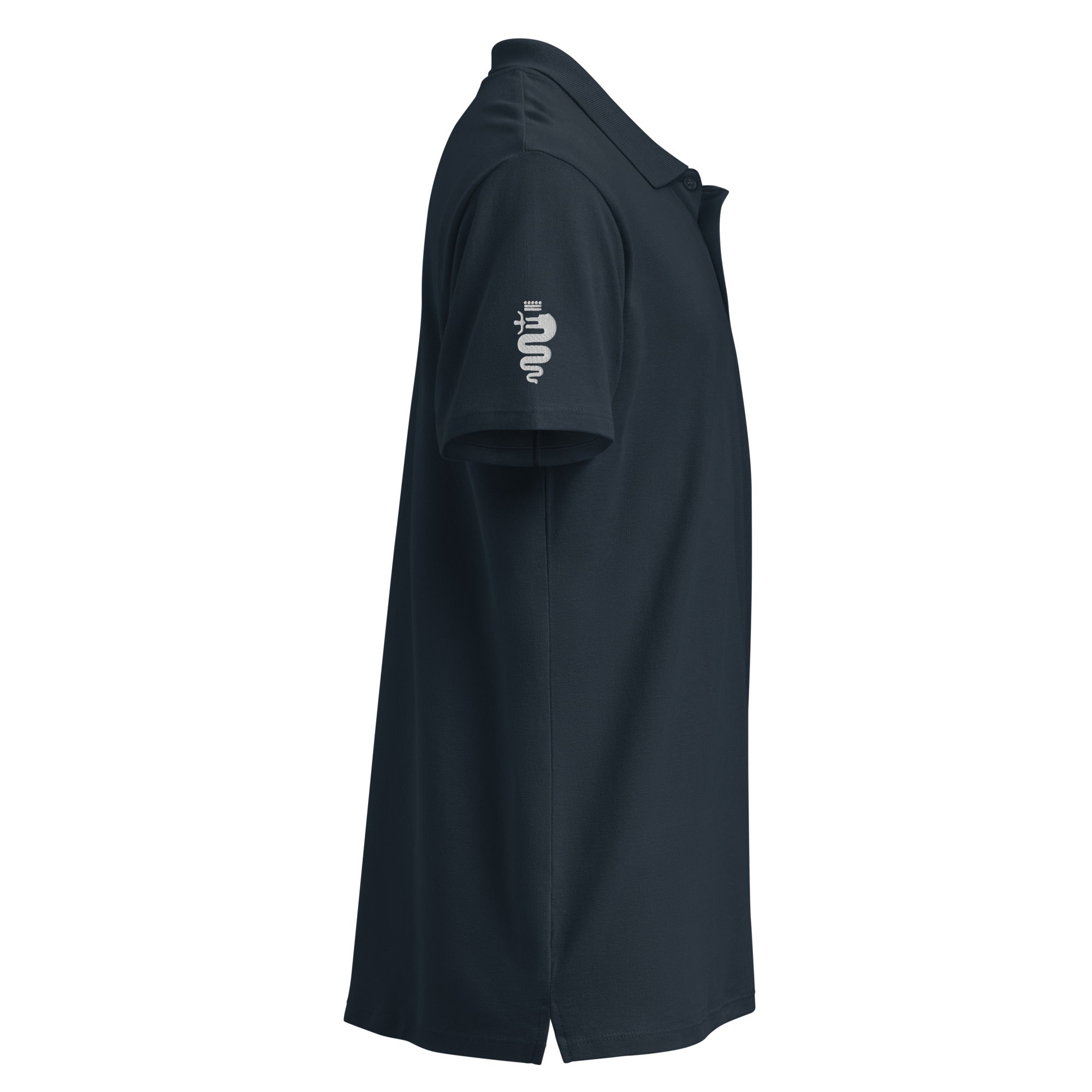 Premium-Piqué-Poloshirt mit 3 hochwertigen Stickereien für Alfisti