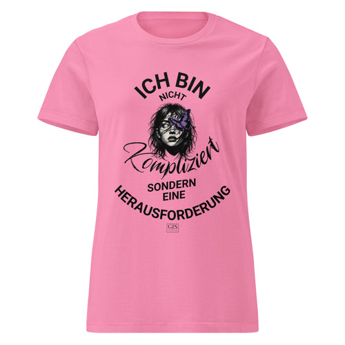 Basic Softstyle T-Shirt für Damen mit lustigem Spruch