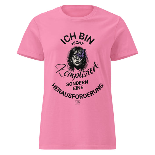 Basic Softstyle T-Shirt für Damen mit lustigem Spruch